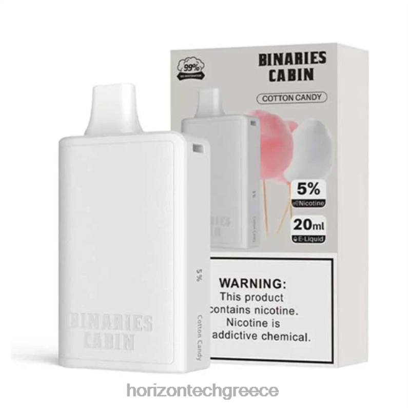 HorizonTech Binaries Cabin μιας χρήσης 20 ml HorizonTech athens - μαλλί της γριάς PZTFP73