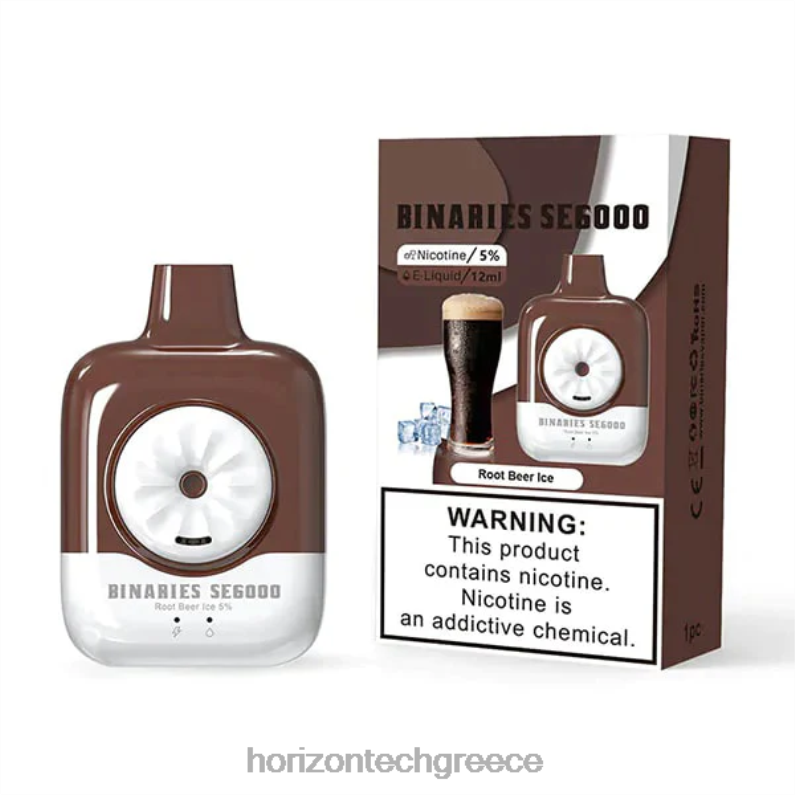 HorizonTech Binaries Cabin μιας χρήσης se 12ml Horizon Tech vape coils - πάγος μπύρας ρίζας PZTFP156