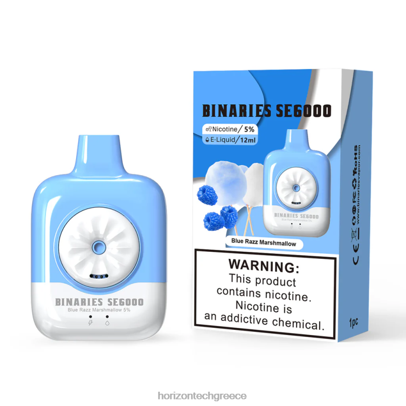 HorizonTech Binaries Cabin μιας χρήσης se 12ml Horizon Tech vape coils - μπλε razz marshmallow PZTFP136