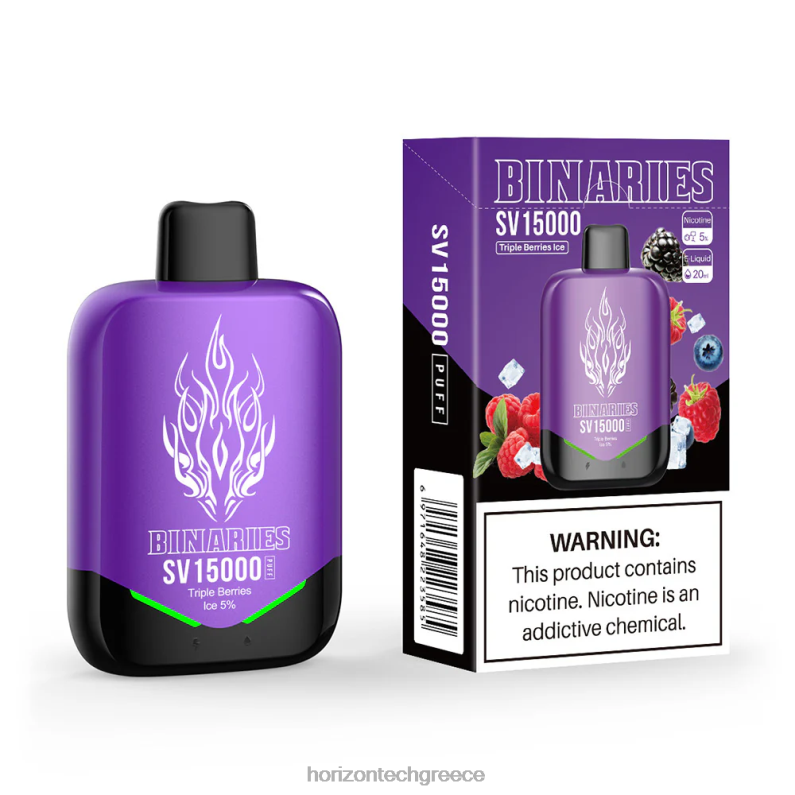 HorizonTech Binaries Cabin μιας χρήσης sv HorizonTech vape Greece - τριπλός πάγος μούρων PZTFP94