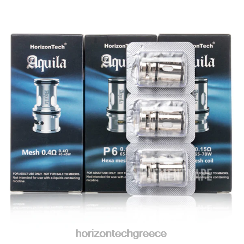 HorizonTech Aquila πηνίο (συσκευασία 3) HorizonTech athens - p6 - 0,15ohm (συσκευασία 3) PZTFP183